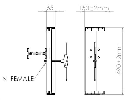 FWS Outdoor Antenna SPECIFICATION ANT04-0404PC